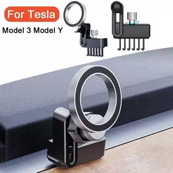 Для Tesla Model 3 Model Y магнитный автомобильный держатель для мобильного телефона крепление для мобильного телефона автомобильная подставка для телефона совместима с Magsafe