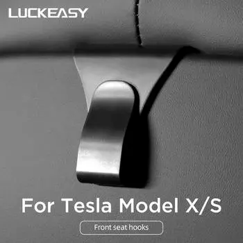 Для Tesla Model XS крючок для спинки переднего сиденья органайзер для хранения всякой всячины удобный крючок для подвешивания 2025 аксессуары для салона автомобиля