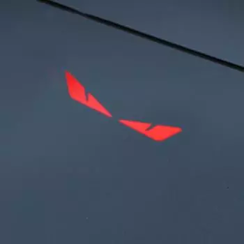 Для Tesla Model Y 3 высоко установленный стоп-сигнал карбоновый автомобильный тормоз проекционная доска ПВХ мягкая наклейка верхняя задняя фара эмблема наклейка