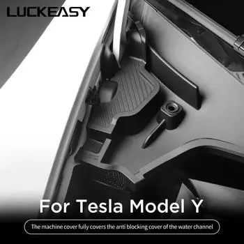 Для Tesla Model Y Передний багажник Капот Водопроводное устройство Противозасоряющая сетка Фильтрация мусора Защитный чехол 2025 Автомобильные аксессуары