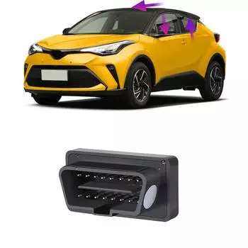 Для Toyota C-HR IZOA 2018-2022 автомобиль OBDII автоматический контроллер открывания окон с электроприводом, устройство автоматического стеклоподъемника