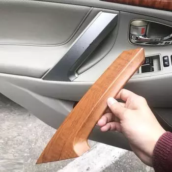 Для Toyota Camry 2006 2007 2008 2009 2010 2011 2 шт. ABS Пластиковая накладка на ручку двери салона автомобиля Silver Front pair