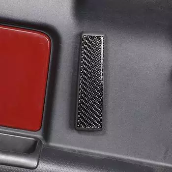 Для Toyota FJ Cruiser 2007-мягкое углеродное волокно, внутренняя ручка задней двери автомобиля, наклейка на отделку автомобиля carbon fiber