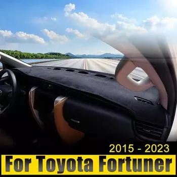 Для Toyota Fortuner AN150 AN160 2015-2017 2018 2019 2020 2024 2024 2024 Автомобильный чехол на приборную панель, защищающий от света, коврик с защитой от УФ-излучения