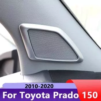 Для Toyota Land Cruiser Prado FJ150 2010-2017 2018 автомобильная передняя дверь, окно, внутренний треугольник, крышка, накладка, аксессуары ABS Chrome