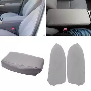 Для Toyota Prius 2004 2005 2006 2007 2008 салон автомобиля панель передней двери/крышка центральной консоли подлокотник наклейка center armrest Gray