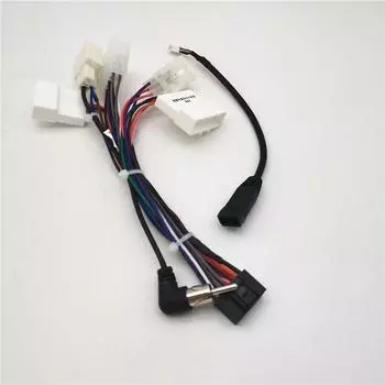 Для Toyota Радио Аудио 16-контактный Разъем Жгута Проводов с 4-контактным USB Кабелем Адаптером