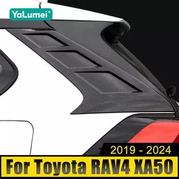 Для Toyota RAV4 2019 2020 2024 2024 2024 2024 RAV 4 XA50 Hybrid ABS Car Внешняя часть лобового стекла Молдинг C-Pillar Накладка Отделка