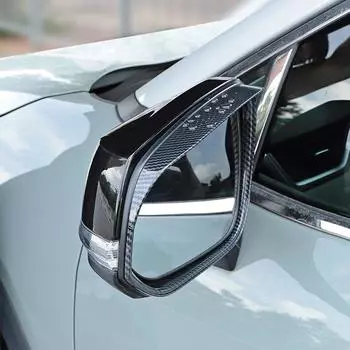 Для Toyota RAV4 XA50-2022 2023 RAV 4 ABS автомобильное зеркало заднего вида, щиток для бровей, накладка, наклейка, украшение серебряный
