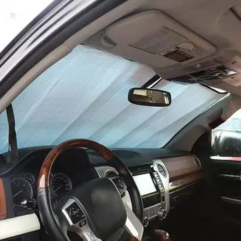 Для Toyota Tundra 2007-алюминиевая фольга, серебристая автомобильная передняя лобовое стекло, термозатенение, солнцезащитный крем для автомобиля серебряный