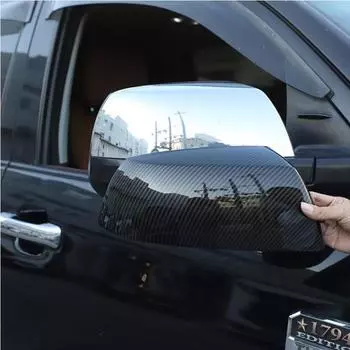 Для Toyota Tundra Crew Max 2007-Sequoia, боковое зеркало заднего вида, декоративная накладка, наклейка, ABS, автомобильный экстерьер