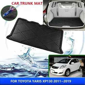 Для Toyota Yaris XP130 130 2015 2011~2019 2016 2017 автомобильный коврик для багажника, устойчивый к высоким температурам, коврик для хранения, аксессуары для интерьера