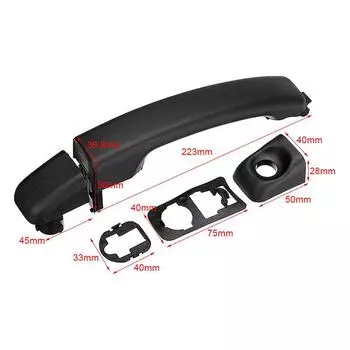 Для Vauxhall Vivaro B Trafic III комплект наружной ручки задней двери 95518889