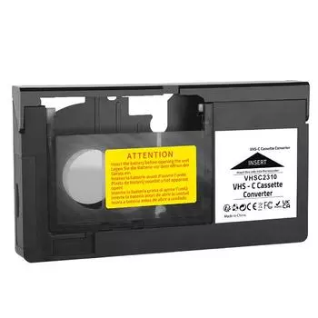 Для VHS-C SVHS-видеокамер Моторизованный адаптер для кассет VHS Не для 8-мм/MinIDV/Hi8 VHS-C-кассетного адаптера