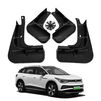Для Volkswagen ID.6 X VW ID6 ID 6 автомобильные брызговики 2023 2022 Брызговики передние и задние автоаксессуары Fender Mud чёрный