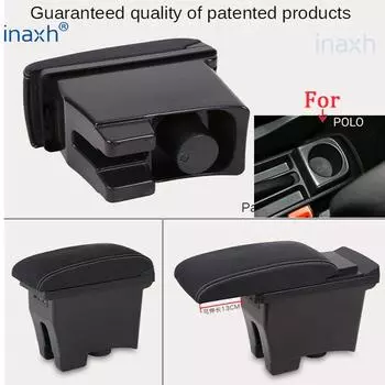 Для Volkswagen POLO Armrest 2012-2018 новый Для VW POLO Mk5 6R Vento Car Armrest box Центральный ящик для хранения Автомобильные аксессуары Модернизация