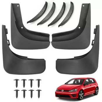 Для Volkswagen VW Golf 6 Mk6 Hatchback 2009 2010 2011 2012 Комплект формованных брызговиков, брызговиков, передних и задних брызговиков 4pcs-For Golf 6