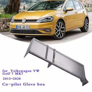 Для Volkswagen VW Golf 7 MK7 2013 ~ автомобильный второй пилот перчаточный ящик аксессуары для хранения внутренняя сортировочная перегородка автомобильный подлокотник