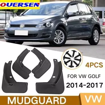 Для Volkswagen VW Golf 7 Mk7 2014 ~ 2017 Брызговики на крыльях Брызговики Брызговики Аксессуары 2014 2015 2016 2017 чёрный