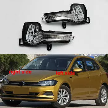 Для Volkswagen VW Polo Plus Автомобильный светодиодный указатель поворота, зеркальный индикатор, зеркало заднего вида 1PCS left side