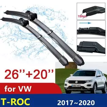 Для Volkswagen VW T-Roc 2017 ~ 2018 TROC T ROC лезвие стеклоочистителя переднего ветрового стекла автомобиля дворники
