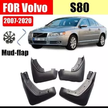 Для volvo s80 брызговики крыло S80 брызговик крылья брызговик автомобильные аксессуары спереди и сзади 4 шт. слоновая кость