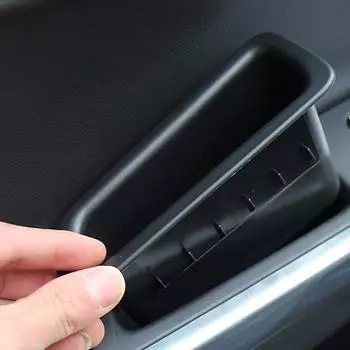 Для Volvo XC70 V70 S80 ручка передней двери ящик для хранения лоток кронштейн интерьерный органайзер модификация аксессуары чёрный