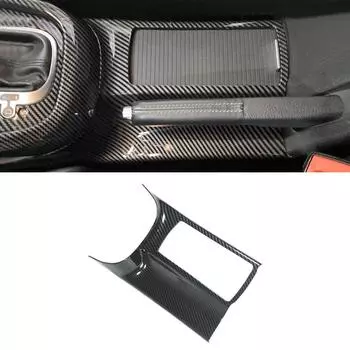 Для VW Golf 6 MK6 2008-2012 ABS углеродное волокно текстура салона автомобиля консоль держатель чашки воды крышка панели защитная рамка