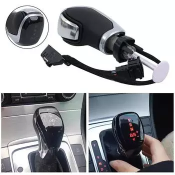 Для VW Golf 7 Passat B8 Tiguan MK2 CC Scirocco Octavia Kodiaq Super Jetta MK5 MK6 Seat ibiza leon Светодиодный электронный рычаг переключения передач