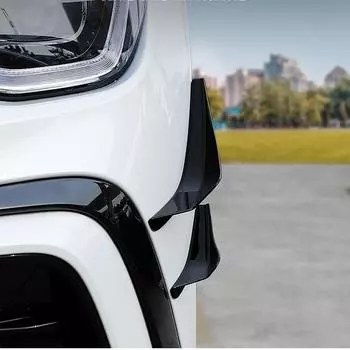 Для VW Golf 8 MK8 2020 2021 2022 4 шт./лот, передний бампер автомобиля, боковой защитный спойлер, накладка