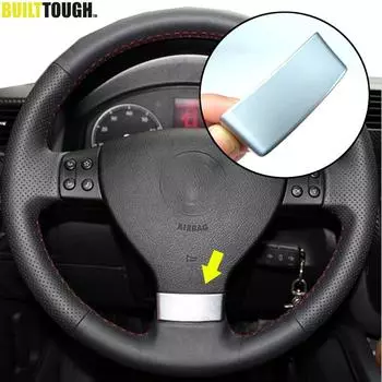 Для VW Golf MK5 Plus 5 GTI Passat B6 3C Eos Jetta Touran хромированная эмблема на руль, наклейка, наклейка на автомобиль