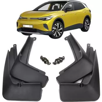 Для VW ID.4 ID.5 ID4 ID5 EV 2022 2023 Брызговики Брызговики переднее и заднее формованное крыло автомобиля Стайлинг