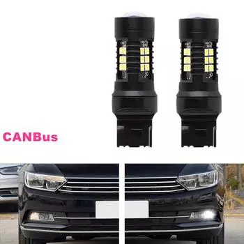 Для VW Passat B8 2015 2016 до 2 шт./лот CANBus без ошибок светодиодные передние ДХО дневные ходовые огни