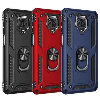 Для Xiaomi 11 POCO X3 Pro NFC Redmi Note 10 9S 9 Pro Max 8 9A чехол Броня противоударный чехол для Mi 10 Ultra 9T 9 A3 10T Lite чехол for Redmi Note 8 красный