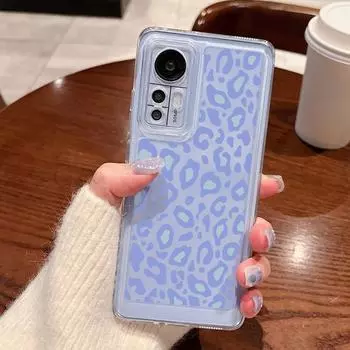 Для Xiaomi 13T Pro Redmi Note 13 12 11 10 Pro чехол с леопардовым принтом Мягкий противоударный силиконовый тонкий чехол для телефона Xiaomi 11T коричневый