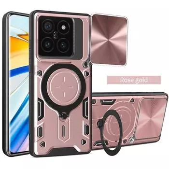 Для Xiaomi 14T Pro 5G чехол с выдвижной линзой автомобильный держатель кольцо чехол для телефона для Xiami Xiaomi14T 14 T Pro 14TPro T14 Xiaomi14TPro задняя крышка For Mi 14T 5G