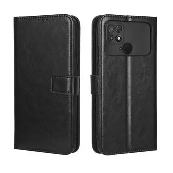Для Xiaomi Poco C40 C 40 PocoC40 чехол-книжка из искусственной кожи-бумажника чехол для телефона For Xiaomi Poco C40 коричневый