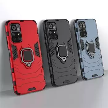 Для Xiaomi Poco M4 Pro 5G чехол Armor Finger Ring силиконовый бампер чехол для телефона для Xiaomi Poco M4 Pro 5G чехол для Poco M4 Pro 5G For Poco M4 Pro 5g