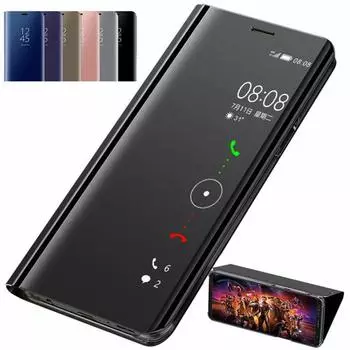 Для Xiaomi Redmi 13C чехол Роскошный откидной зеркальный чехол-подставка для телефона Xiaomi Redmi 13C 13 C Redmi13C противоударный защитный чехол-накладка For Redmi 13C