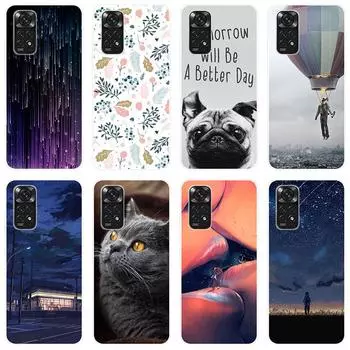Для Xiaomi Redmi Note 11 Pro 5G Note11 Note11s Note 11s мягкий силиконовый чехол на заднюю панель с мультяшным рисунком, модный чехол для телефона For Xiaomi Redmi Note 11