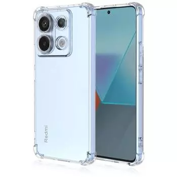 Для Xiaomi Redmi Note 13 Note13 Pro + 5G чехол противоударный мягкий силиконовый чехол из ТПУ противоударный прозрачный чехол для телефона задняя крышка For Redmi Note 13 прозрачный