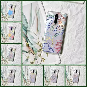 Для Xiaomi Redmi Note 8 9s 8t 8a K30 9 Pro задняя крышка Мягкий силиконовый прозрачный чехол с граффити в виде цветка для Redmi 9a 10x K30i чехол для телефона Redmi 9
