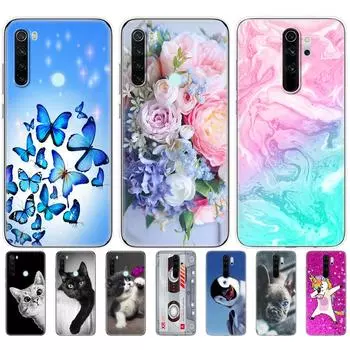 Для xiaomi Redmi Note 8T чехол из силиконовой краски, мягкий ТПУ для xiaomi Redmi Note 8 pro, чехол Fundas Coque Redmi Note 8, чехол-бампер Redmi NOTE 8