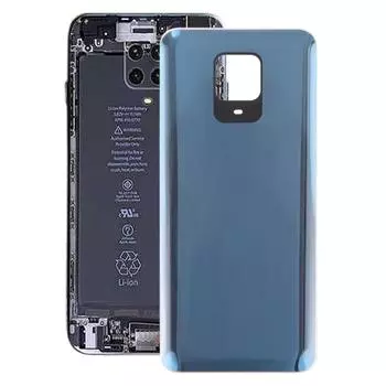 Для Xiaomi Redmi Note 9 Pro Индия OEM стеклянная задняя крышка аккумулятора темно серый