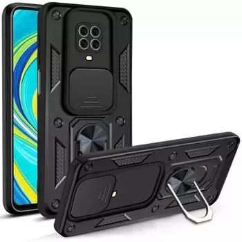Для Xiaomi Redmi note 9S 9 pro max чехол камуфляж магнитный автомобильный держатель кольцо противоударный броня для Redmi note 9 задняя крышка телефона Redmi Note 8 pro серебряный