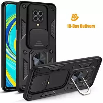 Для Xiaomi Redmi note 9S 9 pro max чехол камуфляж магнитный автомобильный держатель кольцо противоударный броня для Redmi note 9 задняя крышка телефона Redmi Note 9 красный