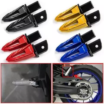 Для Yamaha MT07 MT-07 MT 07 FZ07 2014-2022 2023 мотоцикла задние ступеньки пассажирские ступеньки аксессуары высокого качества MT07 two black