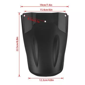 Для Yamaha MT-07 MT 07 MT07 2013-2017 XSR 700 2016-2020 2019 2018 2017 Удлинитель переднего крыла мотоцикла Удлинитель брызговика чёрный