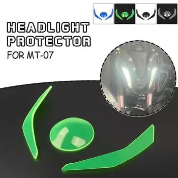 Для YAMAHA MT-07 MT 07 MT07 FZ07 2025 2025 2025 2025 Защитная решетка для передней фары мотоцикла, защитный экран для фары, линза