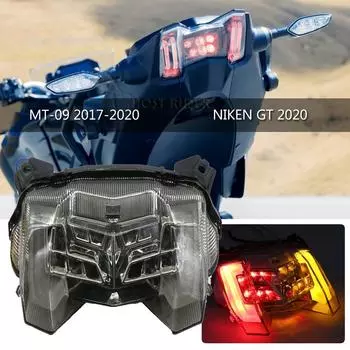 Для Yamaha MT-09 MT09 MT 09 2017-мотоцикл светодиодный задний фонарь тормозной задний предупреждающий сигнал поворота индикаторная лампа хвост